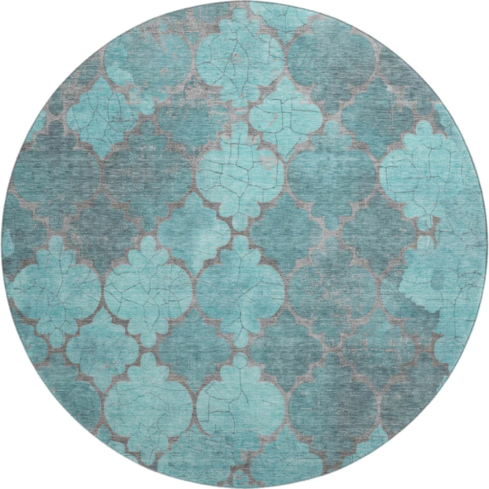 Mayfield AMF1784 Teal 8' x 8' Rug