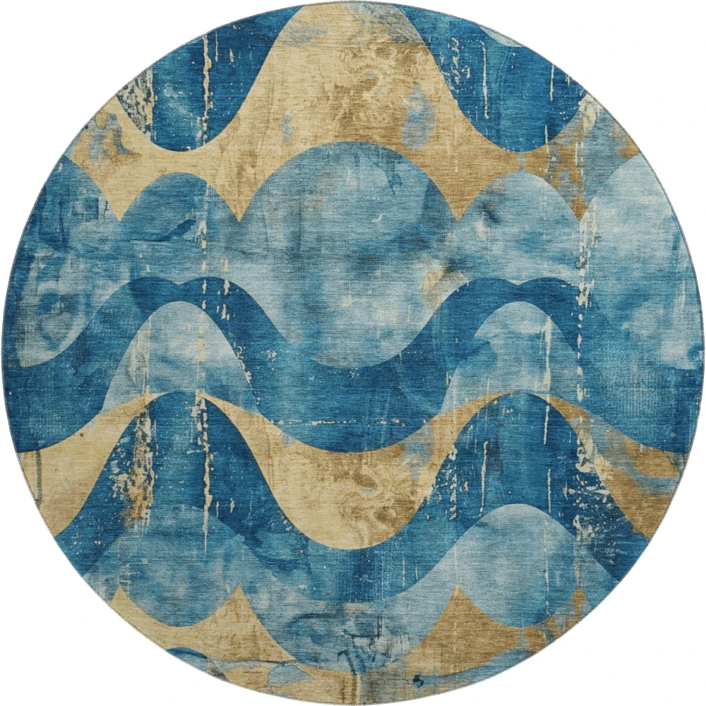 Mayfield AMF1786 Teal 8' x 8' Rug