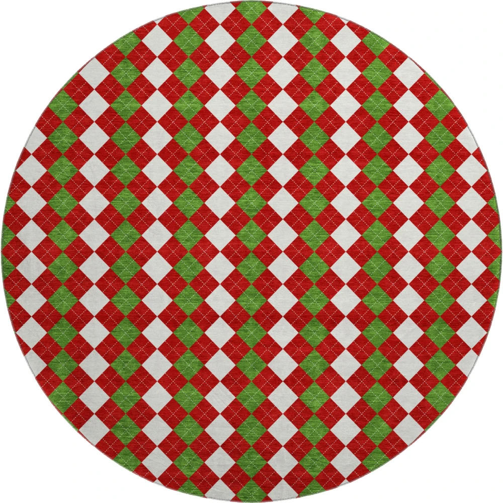 Mayfield AMF1812 Red 8' x 8' Rug