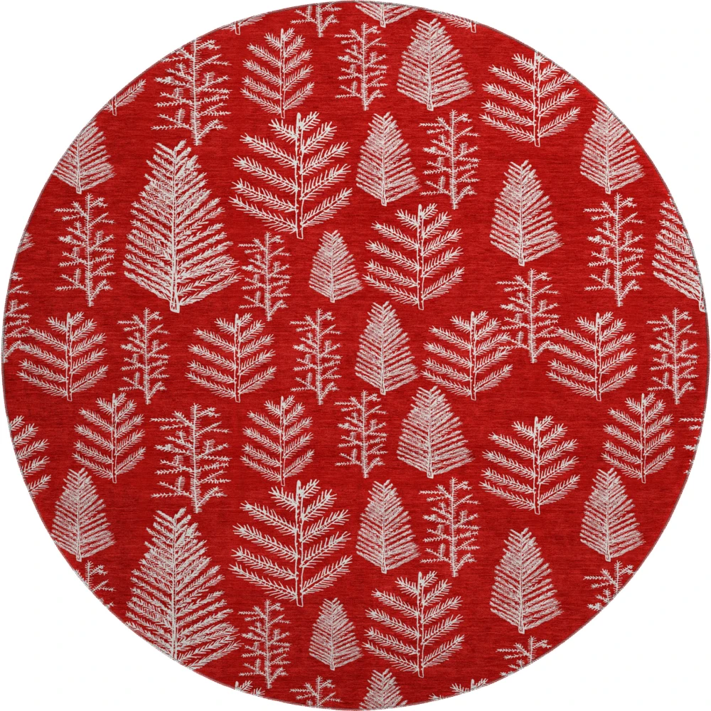Mayfield AMF1813 Red 8' x 8' Rug