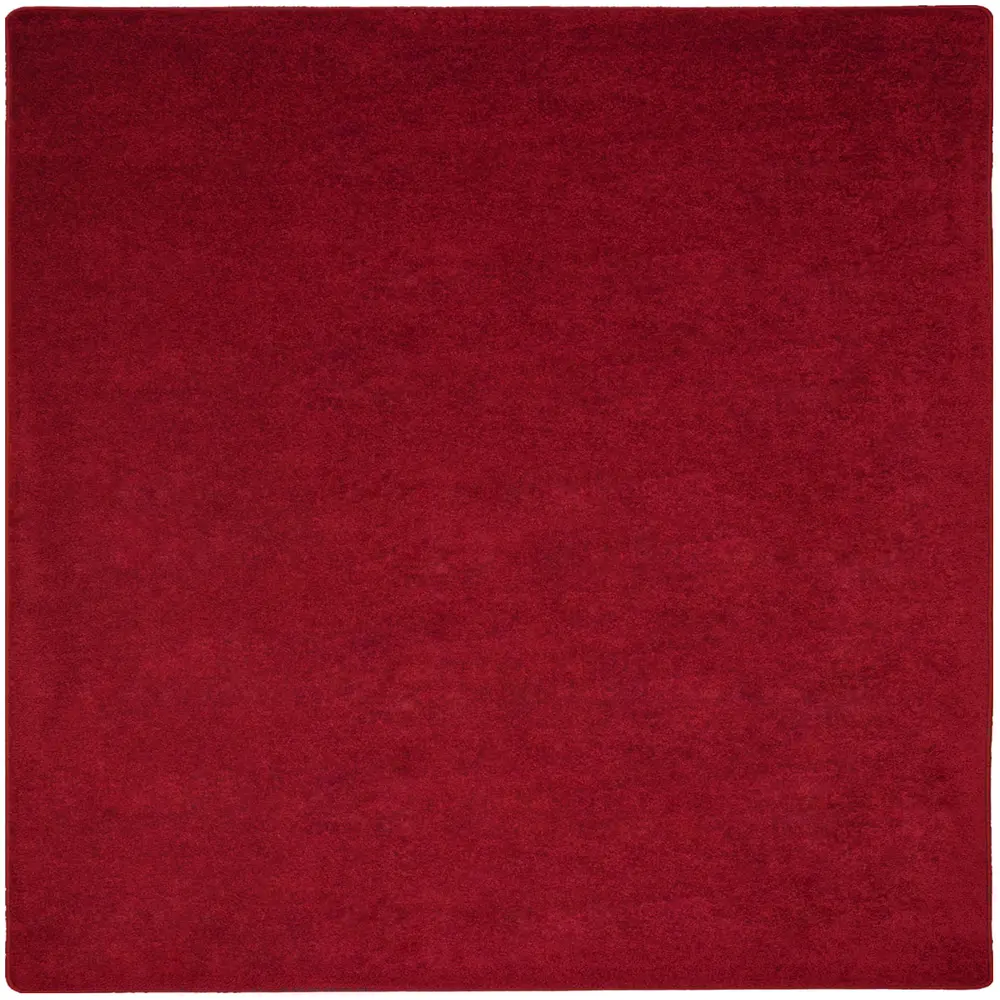 Kid Essentials Endurance 6' x 6' Area Rug in Color Burgundy