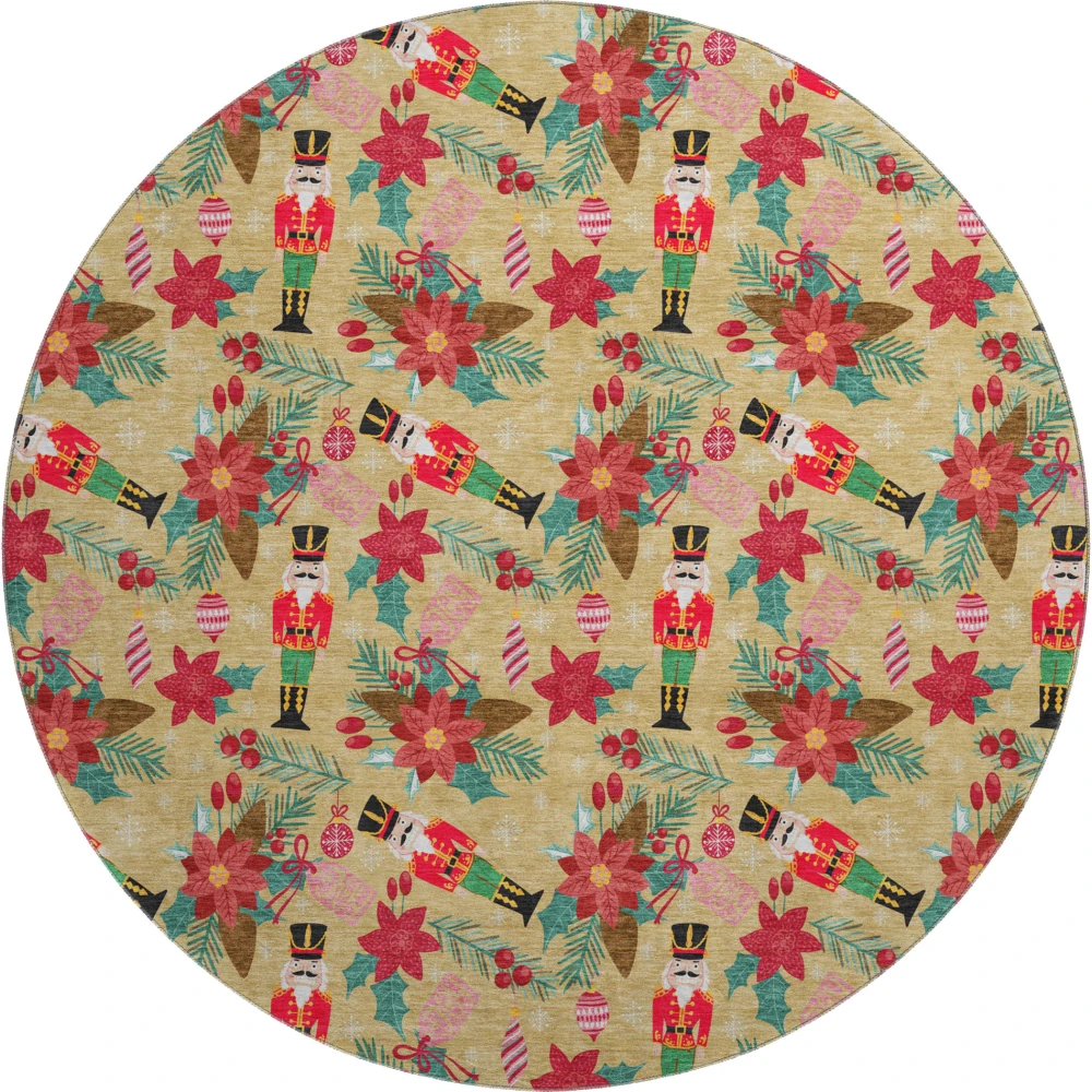 Mayfield AMF1822 Gold 8' x 8' Rug