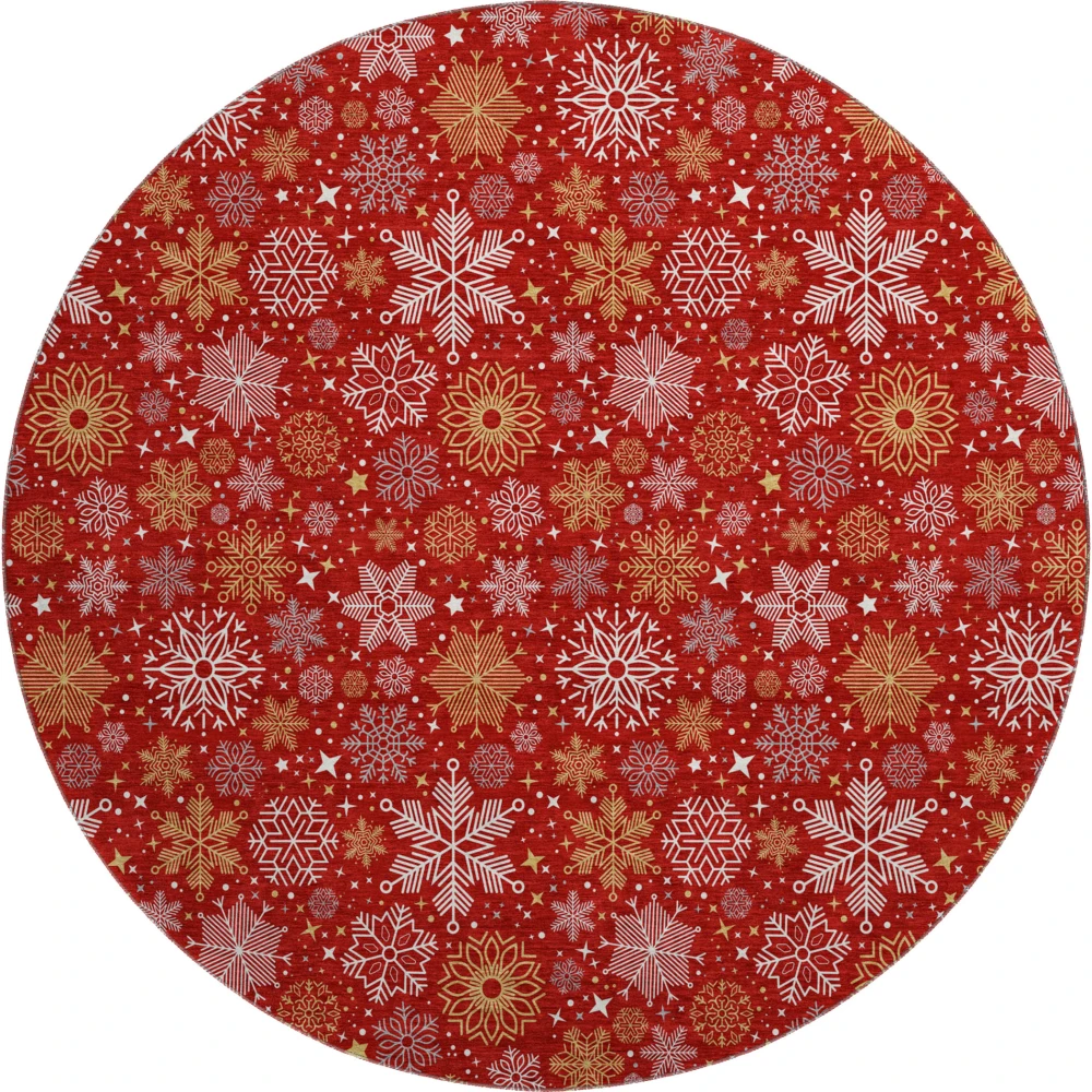 Mayfield AMF1823 Red 8' x 8' Rug