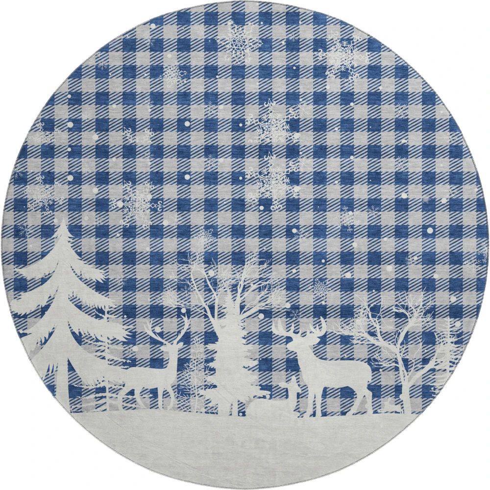 Mayfield AMF1824 Blue 8' x 8' Rug