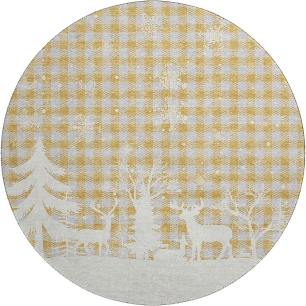 Mayfield AMF1824 Gold 8' x 8' Rug