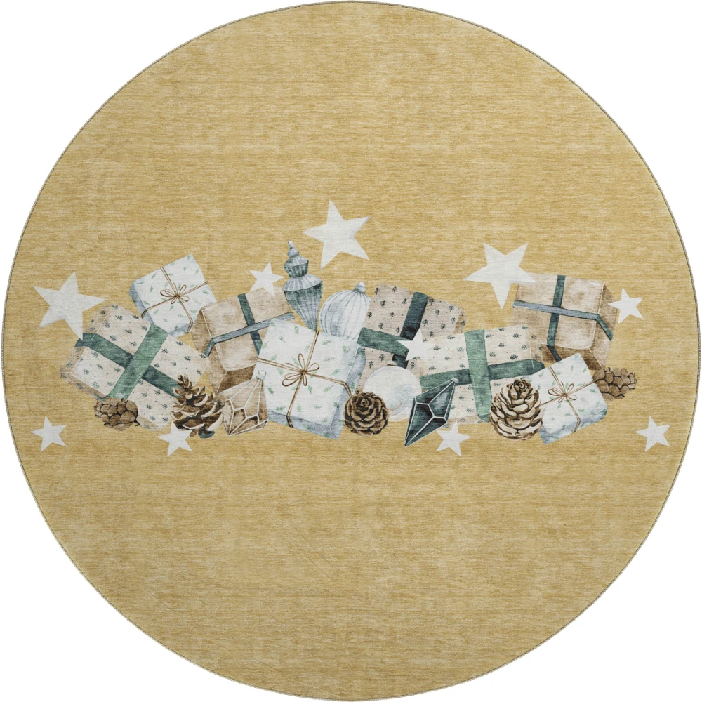 Mayfield AMF1825 Gold 8' x 8' Rug
