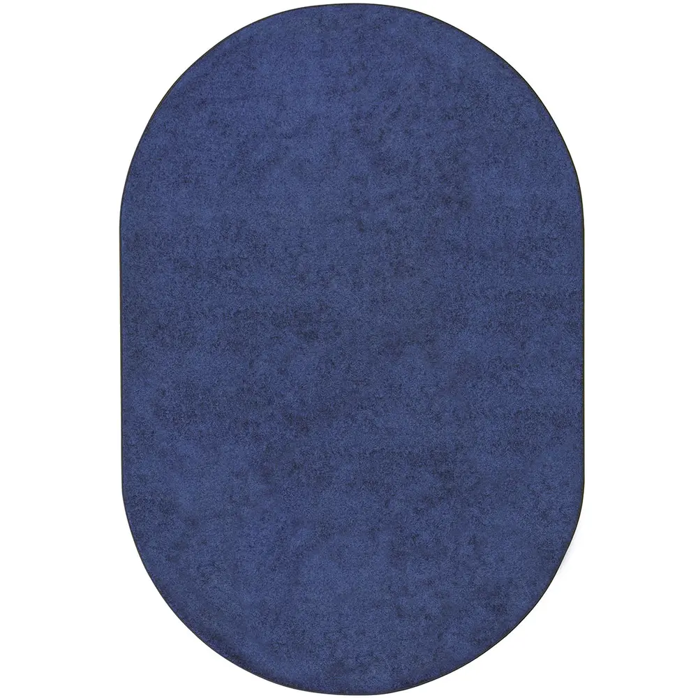 Kid Essentials Endurance 6' x 9' Oval Area Rug in Color Midnight Sky