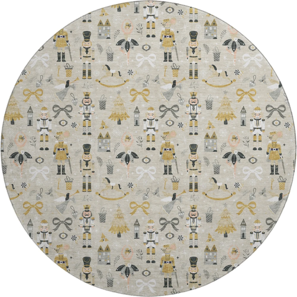 Mayfield AMF1827 Beige 8' x 8' Rug