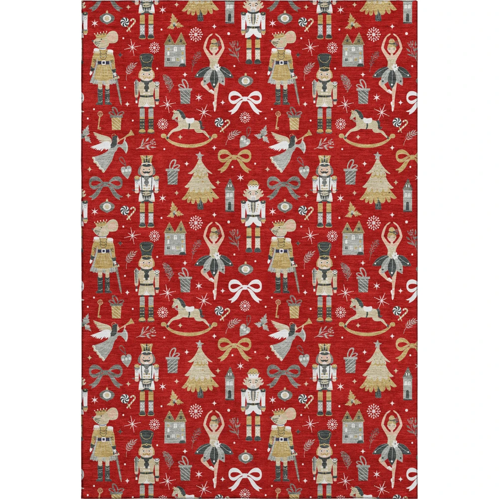 Mayfield AMF1827 Red 8' x 10' Rug