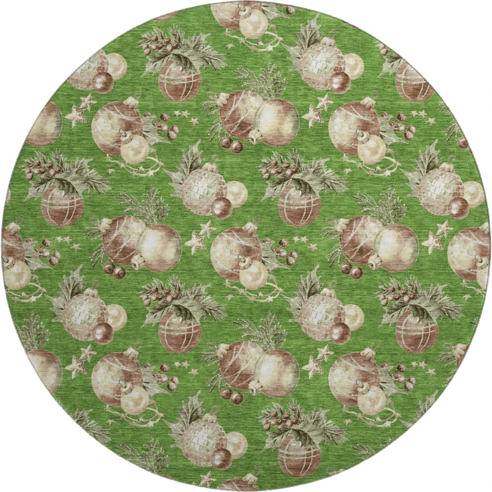 Mayfield AMF1828 Green 8' x 8' Rug