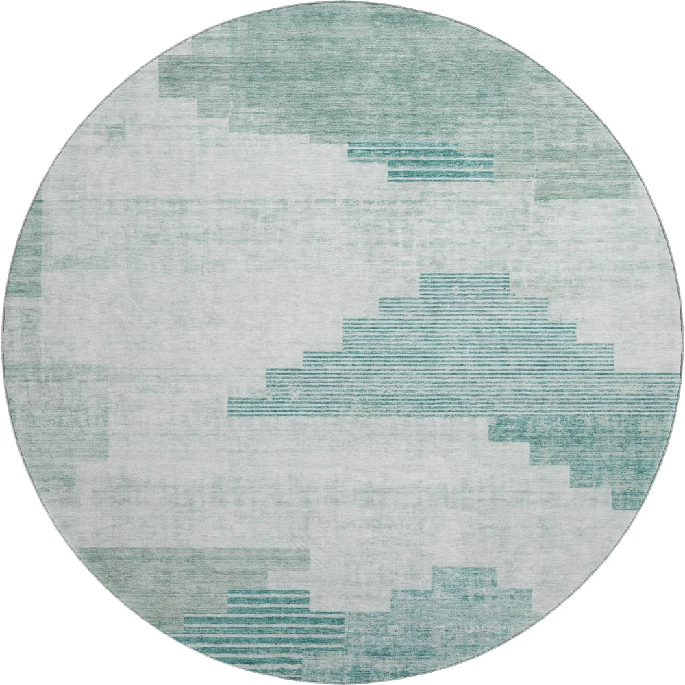 Mayfield AMF1829 Teal 8' x 8' Rug