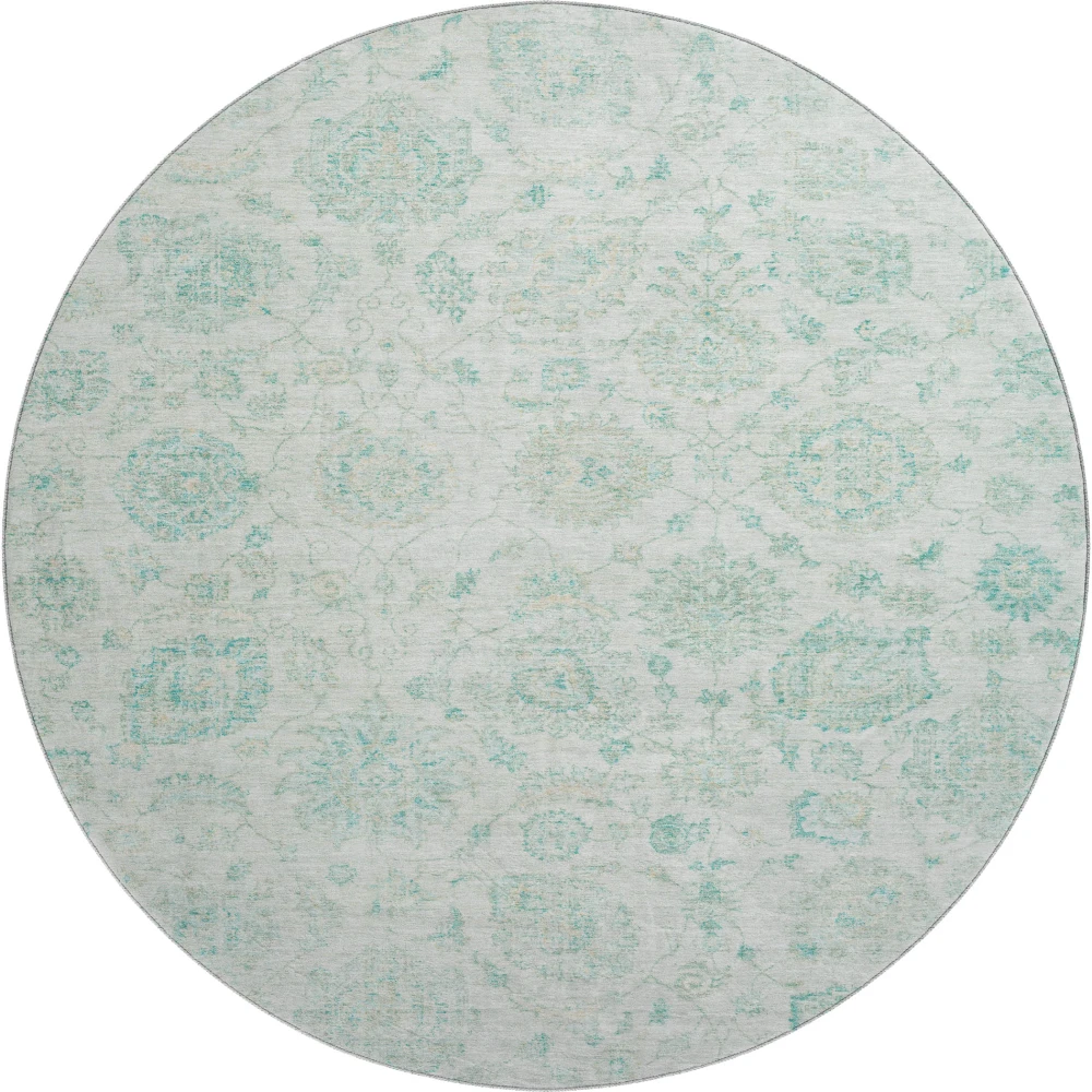 Mayfield AMF1833 Turquoise 8' x 8' Rug