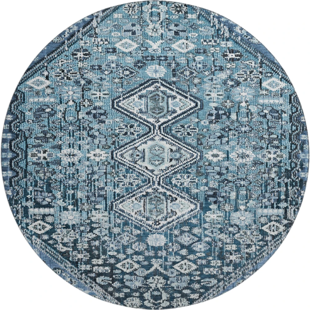 Mayfield AMF1834 Blue 8' x 8' Rug