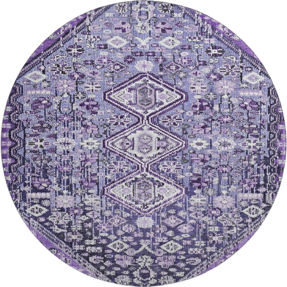 Mayfield AMF1834 Purple 8' x 8' Rug