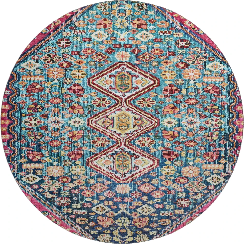 Mayfield AMF1834 Teal 8' x 8' Rug