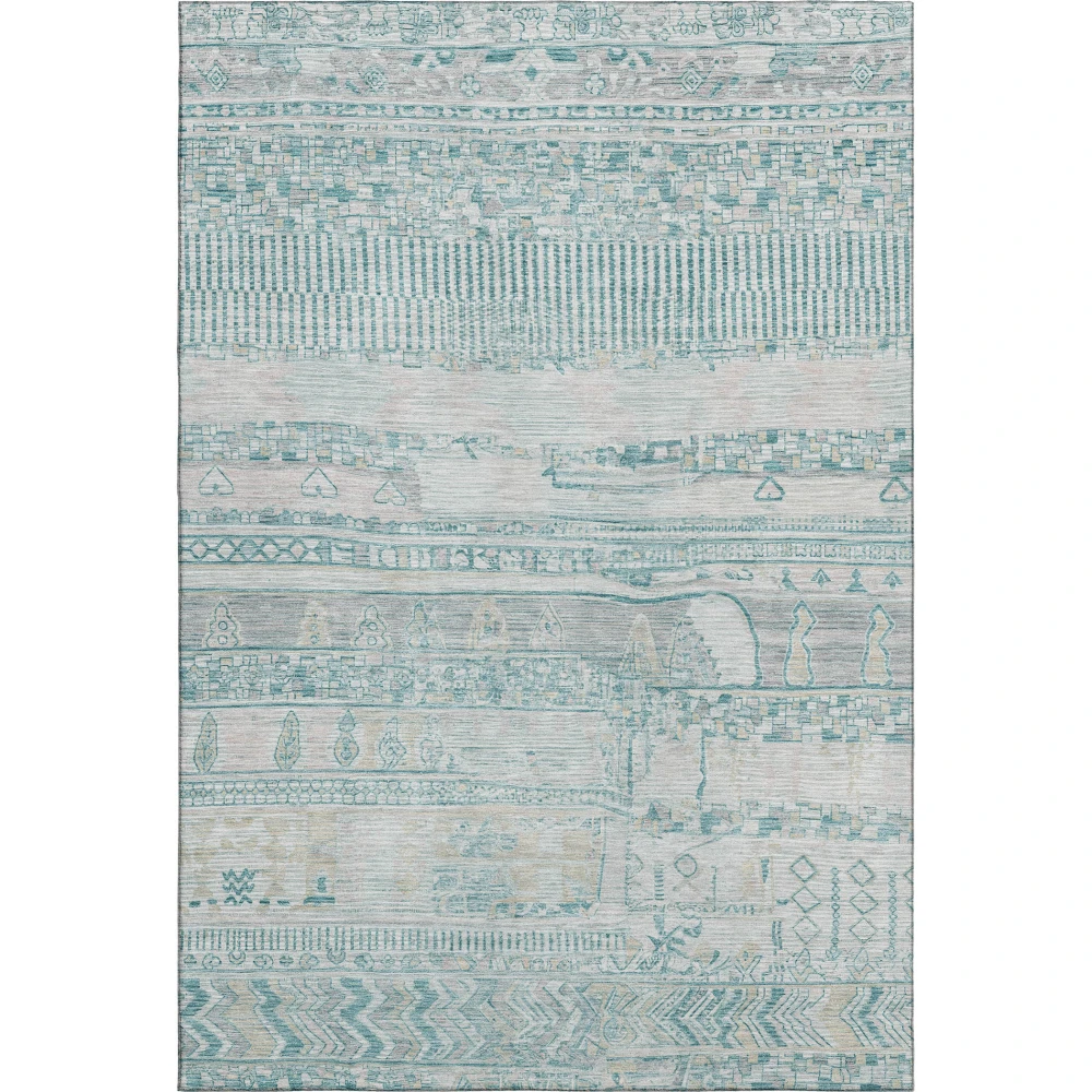 Mayfield AMF1835 Teal 3' x 5' Rug