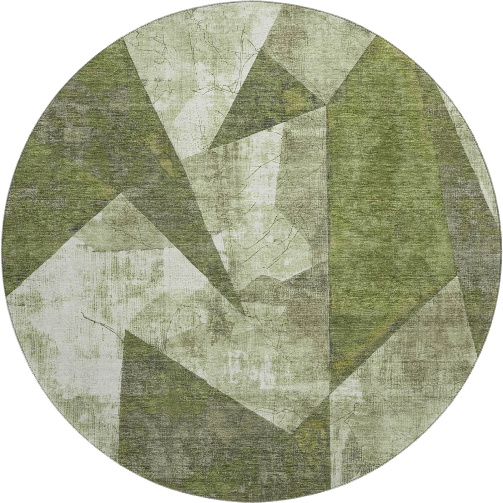 Mayfield AMF1838 Green 8' x 8' Rug