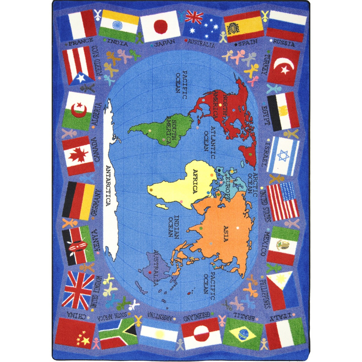 Kid Essentials Flags of the World 5'4