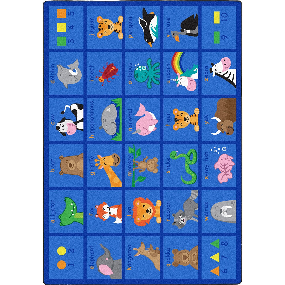 Kid Essentials Friendly Phonics Animals 5'4