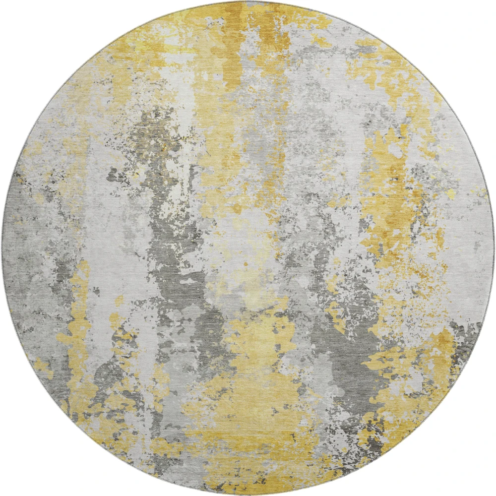 Mayfield AMF1848 Yellow 8' x 8' Rug