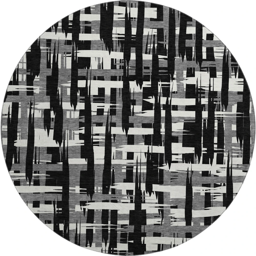 Mayfield AMF1849 Black 8' x 8' Rug