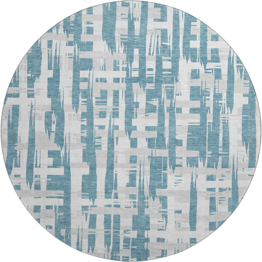 Mayfield AMF1849 Teal 8' x 8' Rug