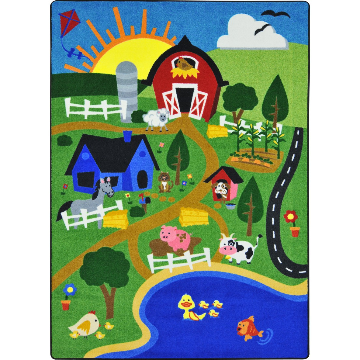 Kid Essentials Happy Farm 5'4