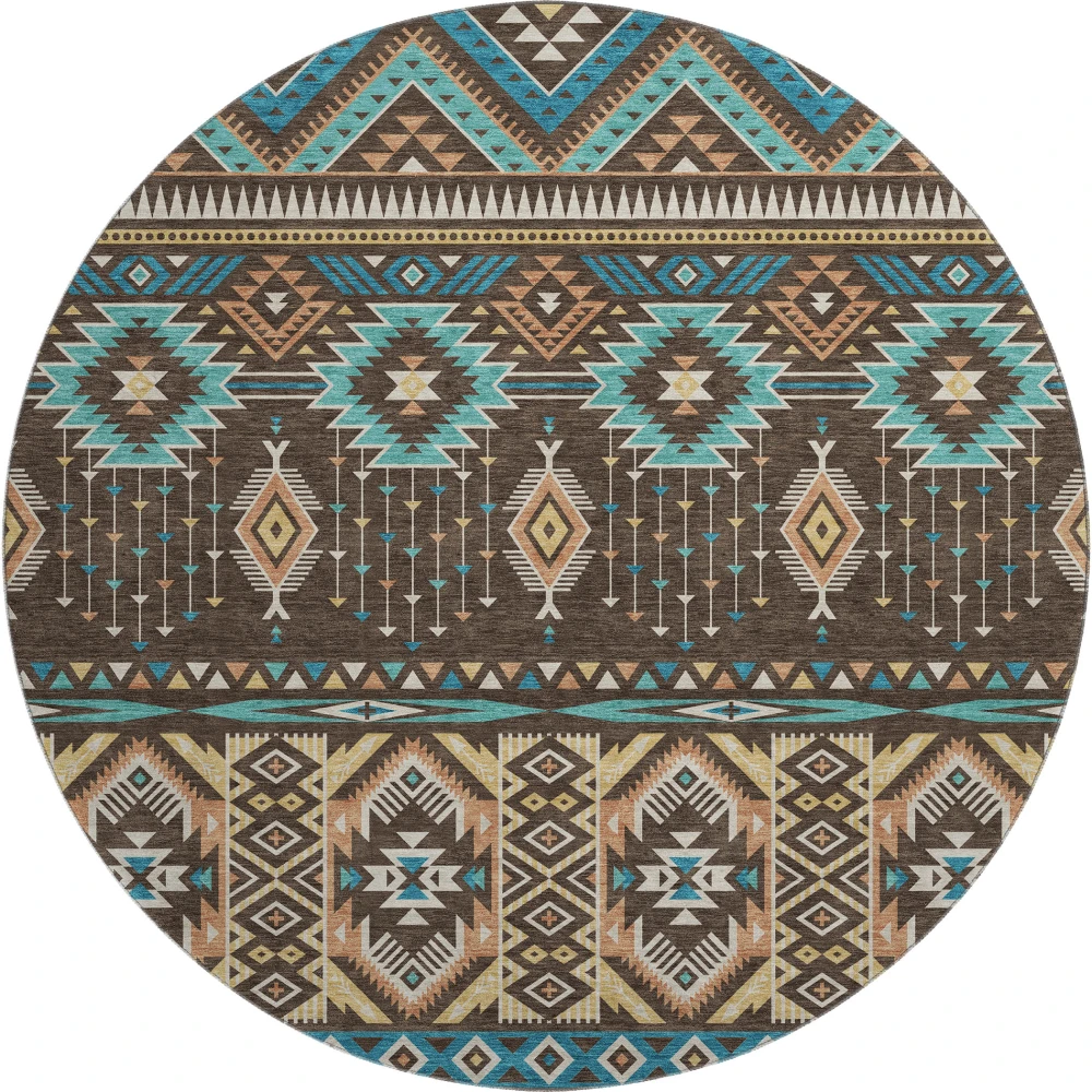 Mayfield AMF1851 Brown 8' x 8' Rug