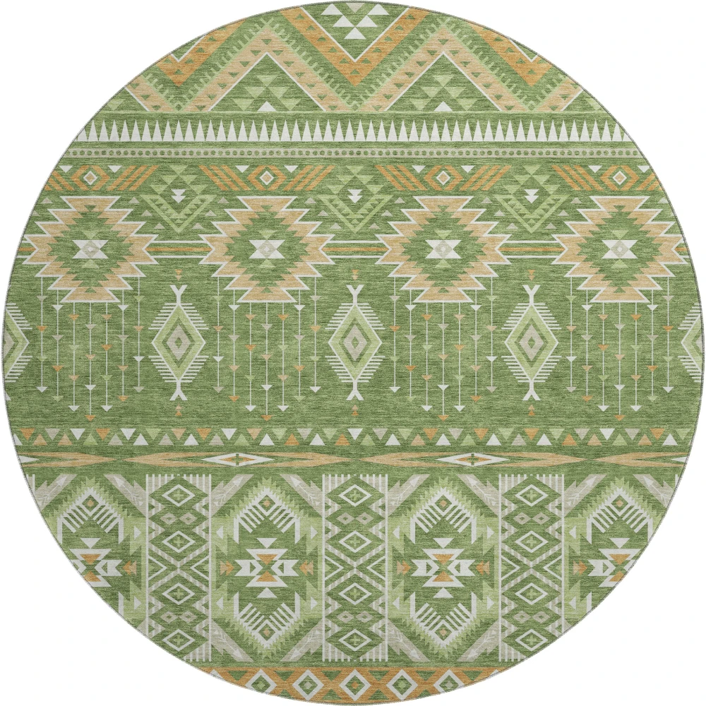 Mayfield AMF1851 Green 8' x 8' Rug