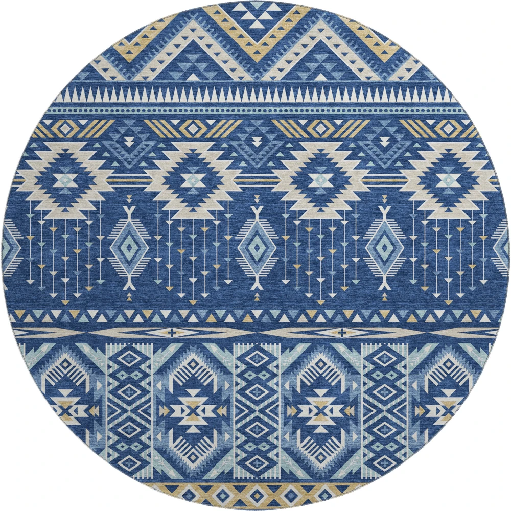 Mayfield AMF1851 Navy 8' x 8' Rug