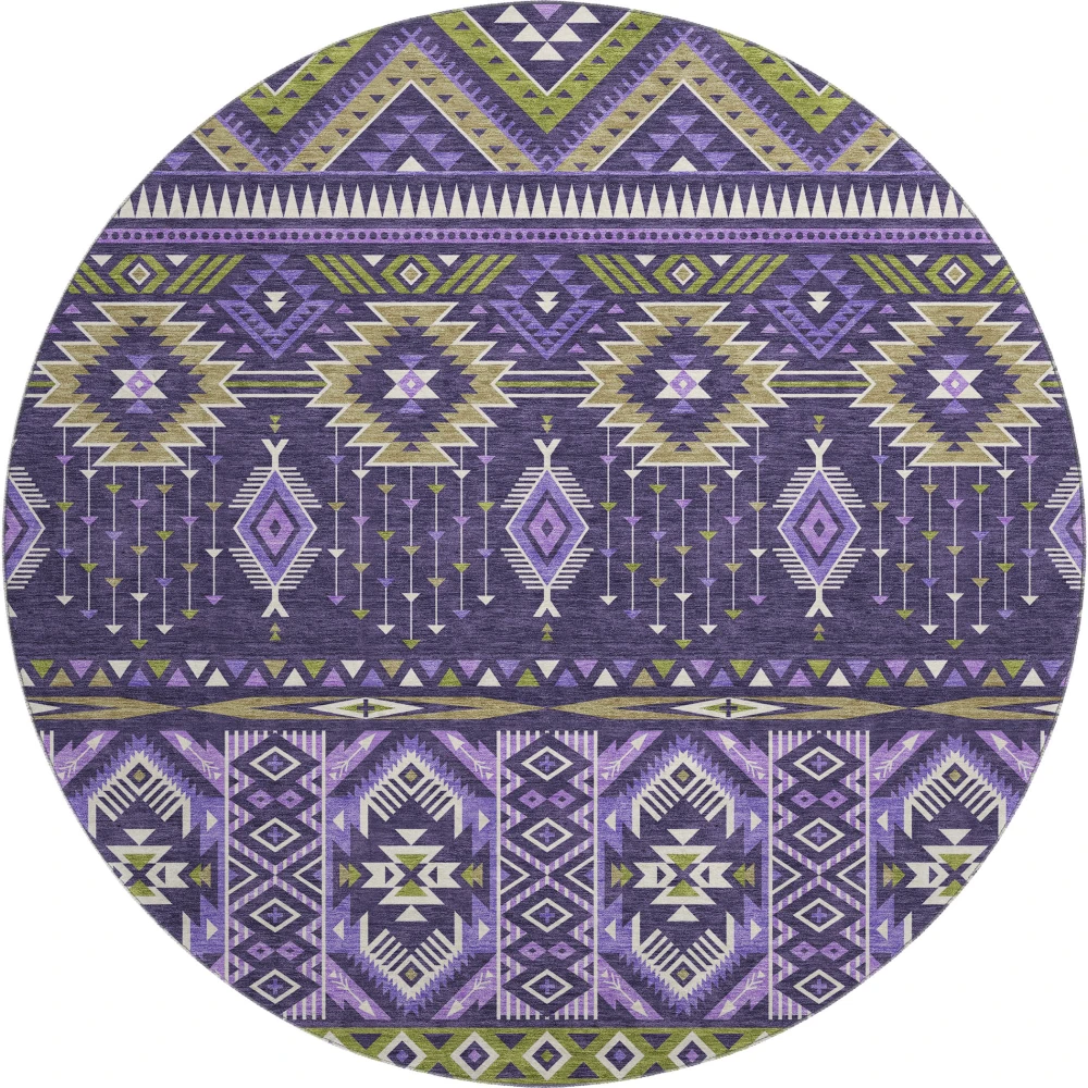 Mayfield AMF1851 Purple 8' x 8' Rug