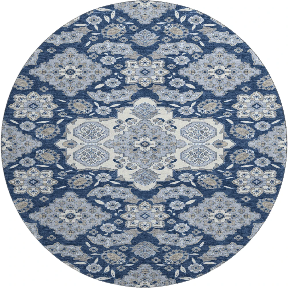 Mayfield AMF1853 Blue 8' x 8' Rug