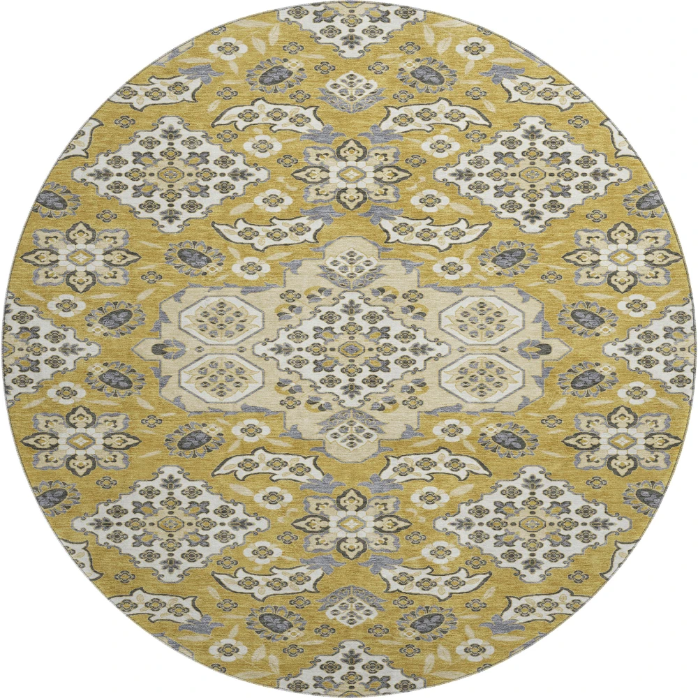 Mayfield AMF1853 Gold 8' x 8' Rug