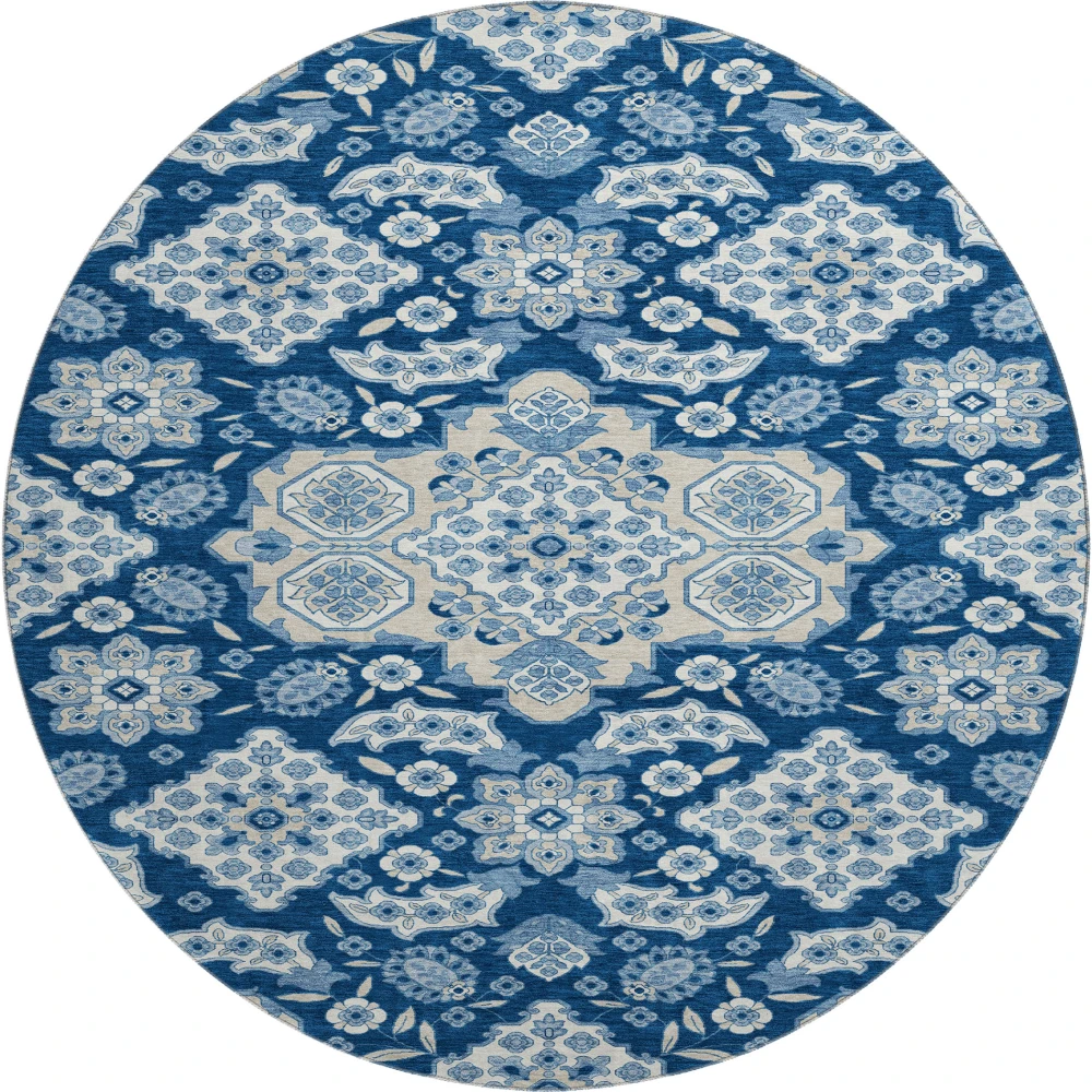 Mayfield AMF1853 Navy 8' x 8' Rug