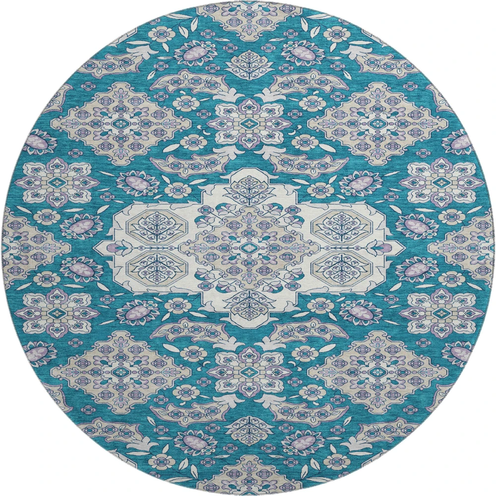 Mayfield AMF1853 Teal 8' x 8' Rug