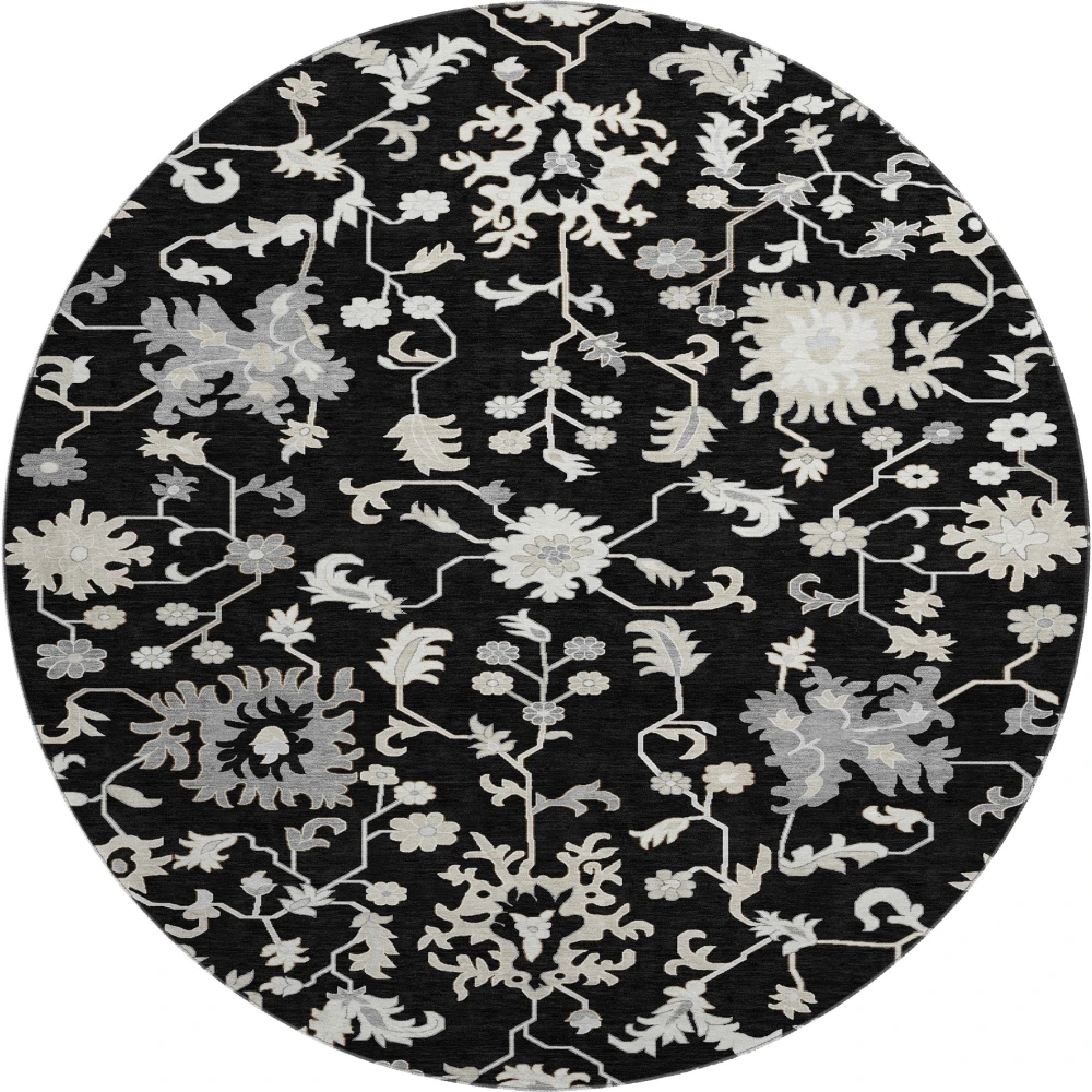 Mayfield AMF1854 Black 8' x 8' Rug