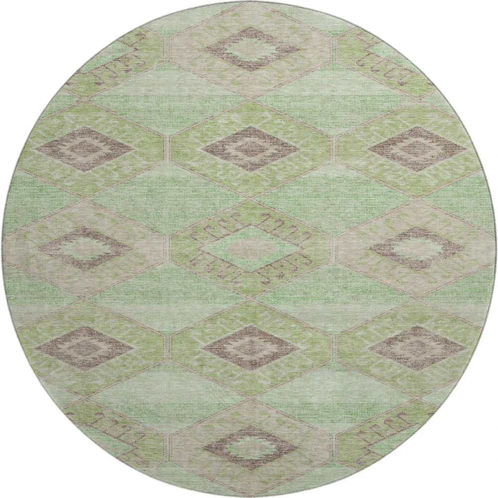 Mayfield AMF1857 Green 8' x 8' Rug