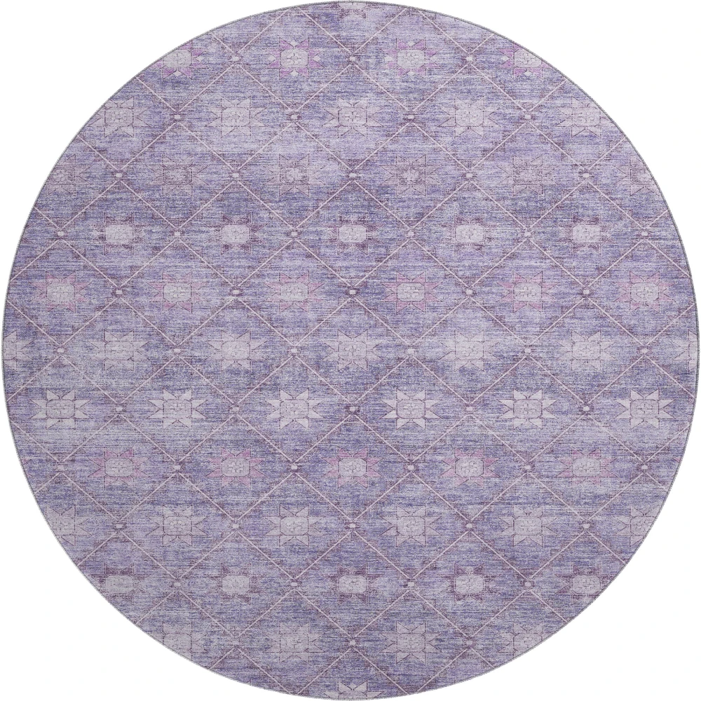 Mayfield AMF1858 Purple 8' x 8' Rug