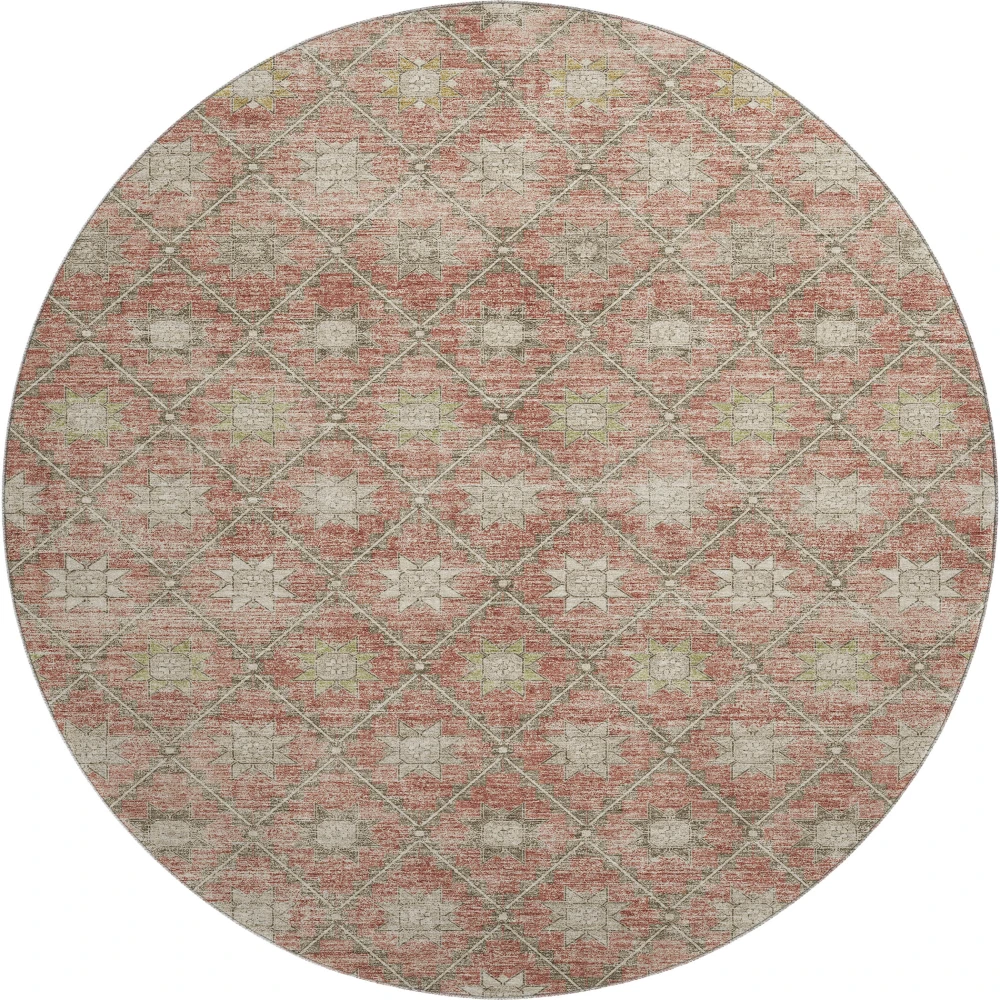 Mayfield AMF1858 Terracotta 8' x 8' Rug