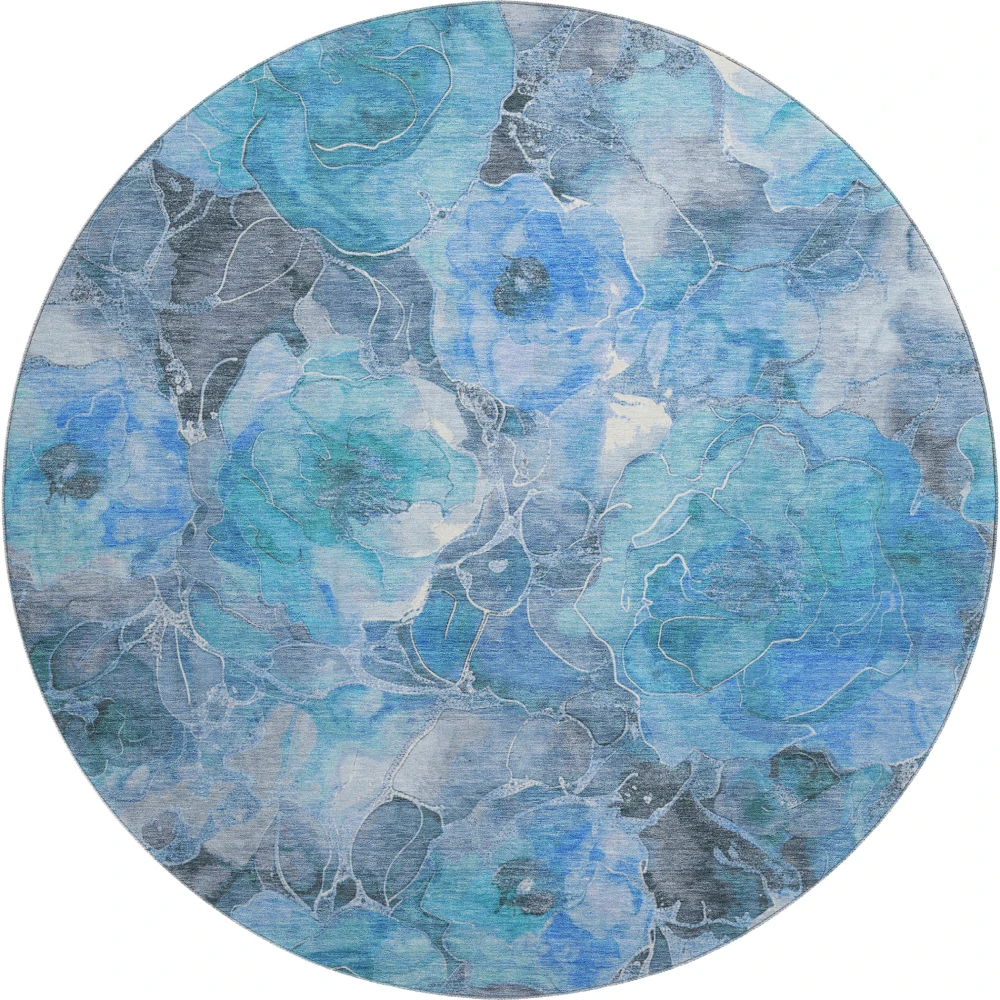 Mayfield AMF1859 Blue 8' x 8' Rug