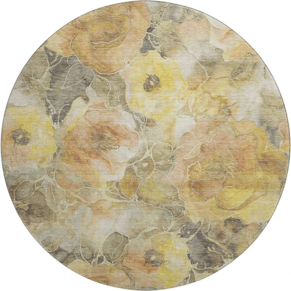 Mayfield AMF1859 Gold 8' x 8' Rug