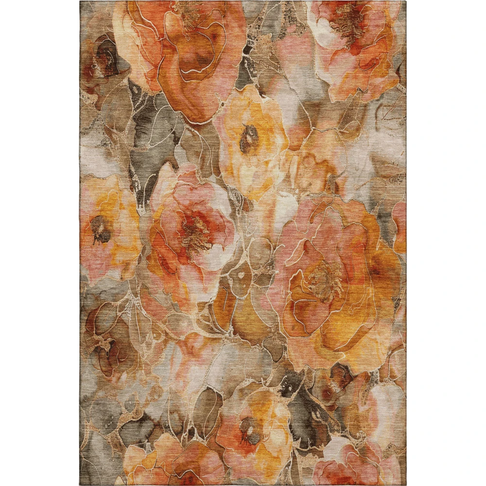 Mayfield AMF1859 Orange 3' x 5' Rug
