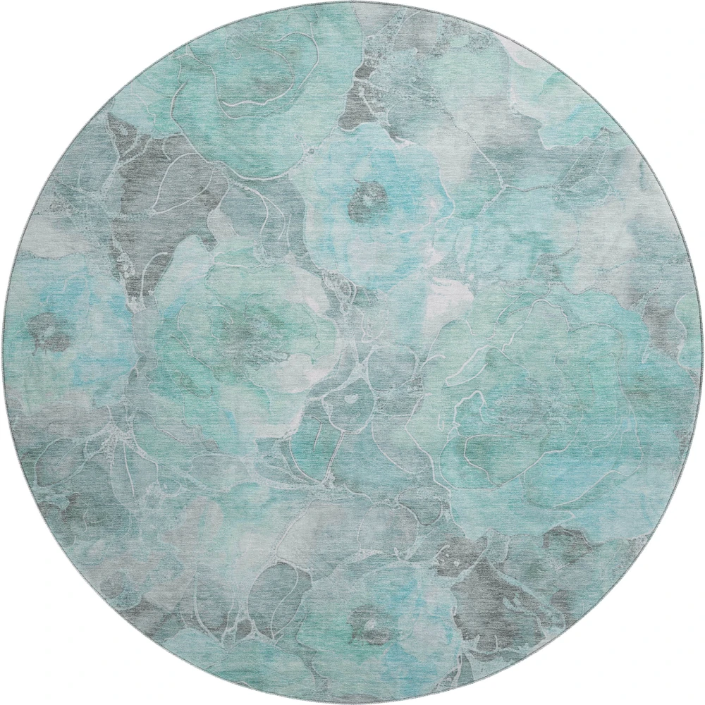 Mayfield AMF1859 Teal 8' x 8' Rug