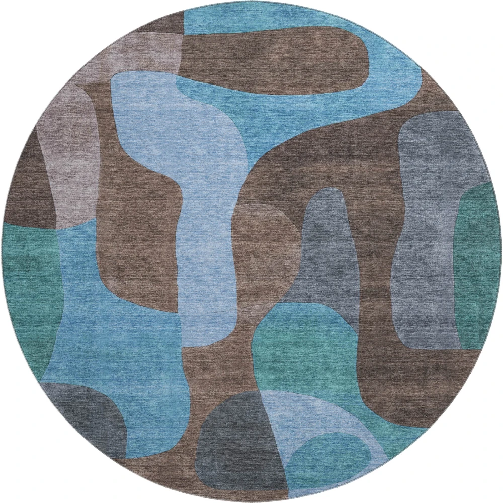 Mayfield AMF1867 Brown 8' x 8' Rug