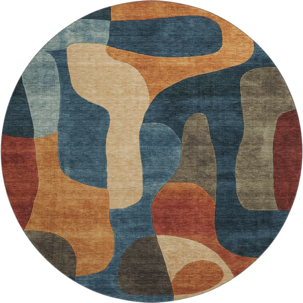 Mayfield AMF1867 Navy 8' x 8' Rug