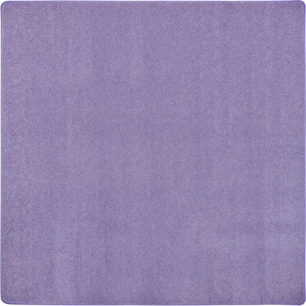 Kid Essentials Just Kidding 6' x 6'  Area Rug in Color Very Violet
