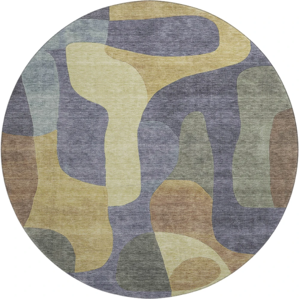 Mayfield AMF1867 Purple 8' x 8' Rug