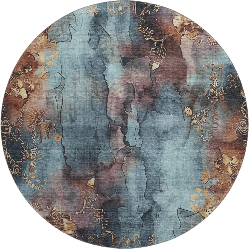 Mayfield AMF1869 Blue 8' x 8' Rug