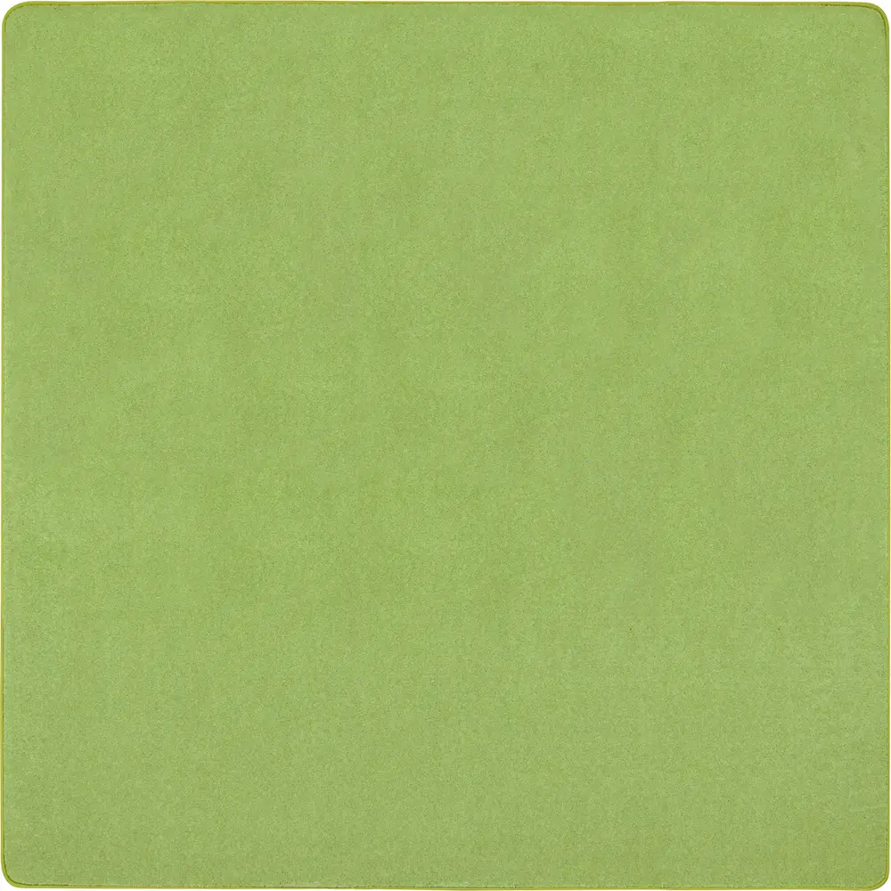Kid Essentials Just Kidding 6' x 6'  Area Rug in Color Lime Green