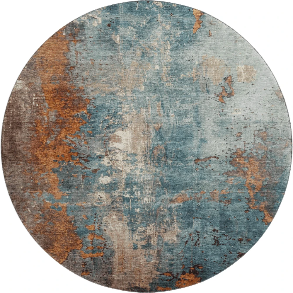 Mayfield AMF1870 Teal 8' x 8' Rug